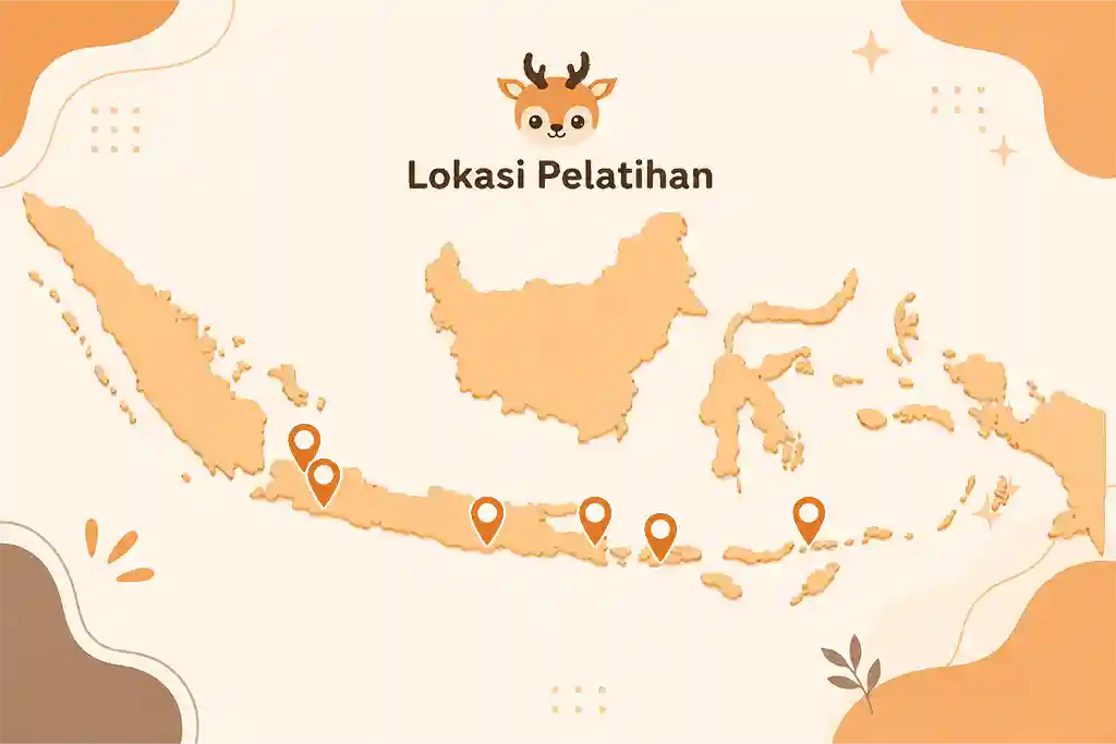 Lokasi Pelaksanaan Pelatihan dan Training Seluruh Indonesia