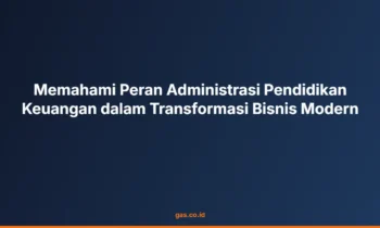 administrasi pendidikan keuangan