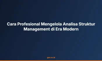 Analisa Struktur Management