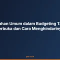 budgeting tambang terbuka