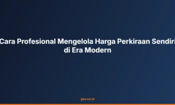 harga perkiraan sendiri