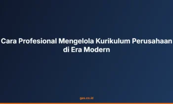 kelola kurikulum perusahaan