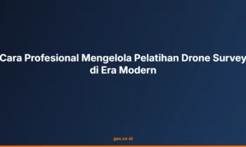 kelola pelatihan drone