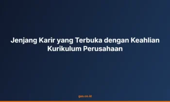 Keterampilan Kurikulum Perusahaan