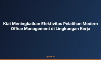Efektivitas pelatihan modern