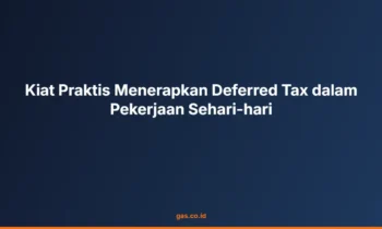 Menerapkan Deferred Tax