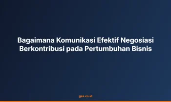 Komunikasi efektif negosiasi