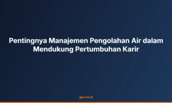 manajemen pengolahan air