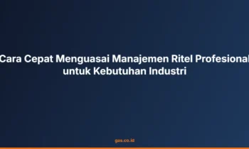 Manajemen Ritel Profesional