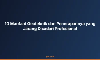 Manfaat geoteknik profesional