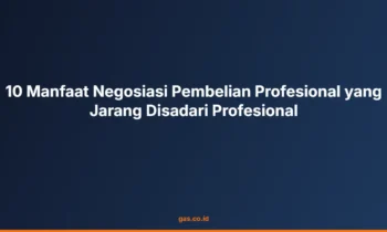 negosiasi pembelian profesional