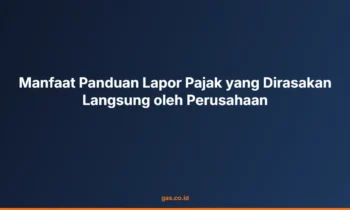 panduan lapor pajak