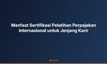 sertifikasi perpajakan internasional