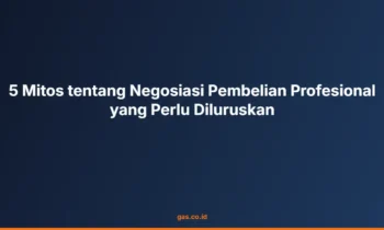 Mitos Negosiasi Pembelian