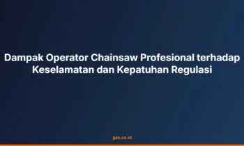 Operator chainsaw profesional