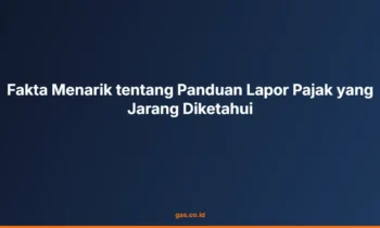 Panduan lapor pajak