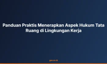 hukum tata ruang kerja