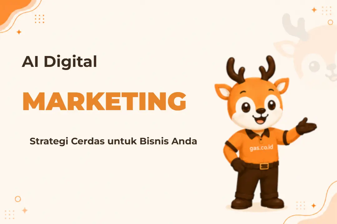 Infografis program AI Digital Marketing