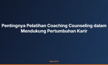 Pelatihan coaching counseling