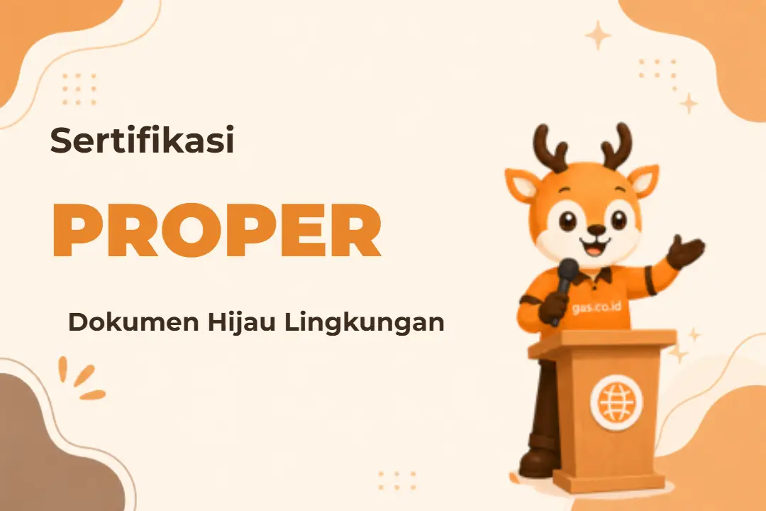 Infografis program Dokumen Hijau Proper