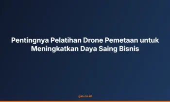 Pelatihan drone pemetaan
