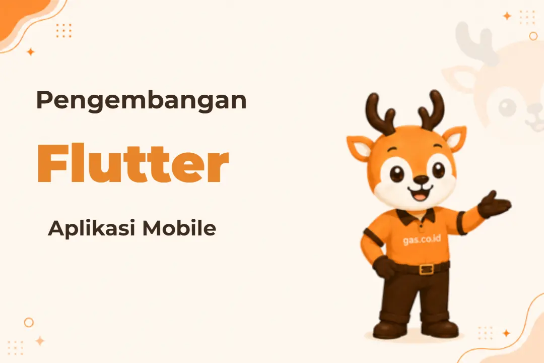 Infografis program Flutter Mobile