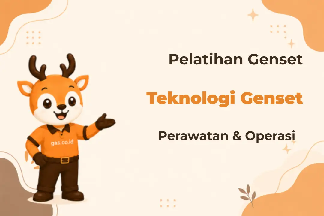 Banner kelas Genset Perawatan Operasi