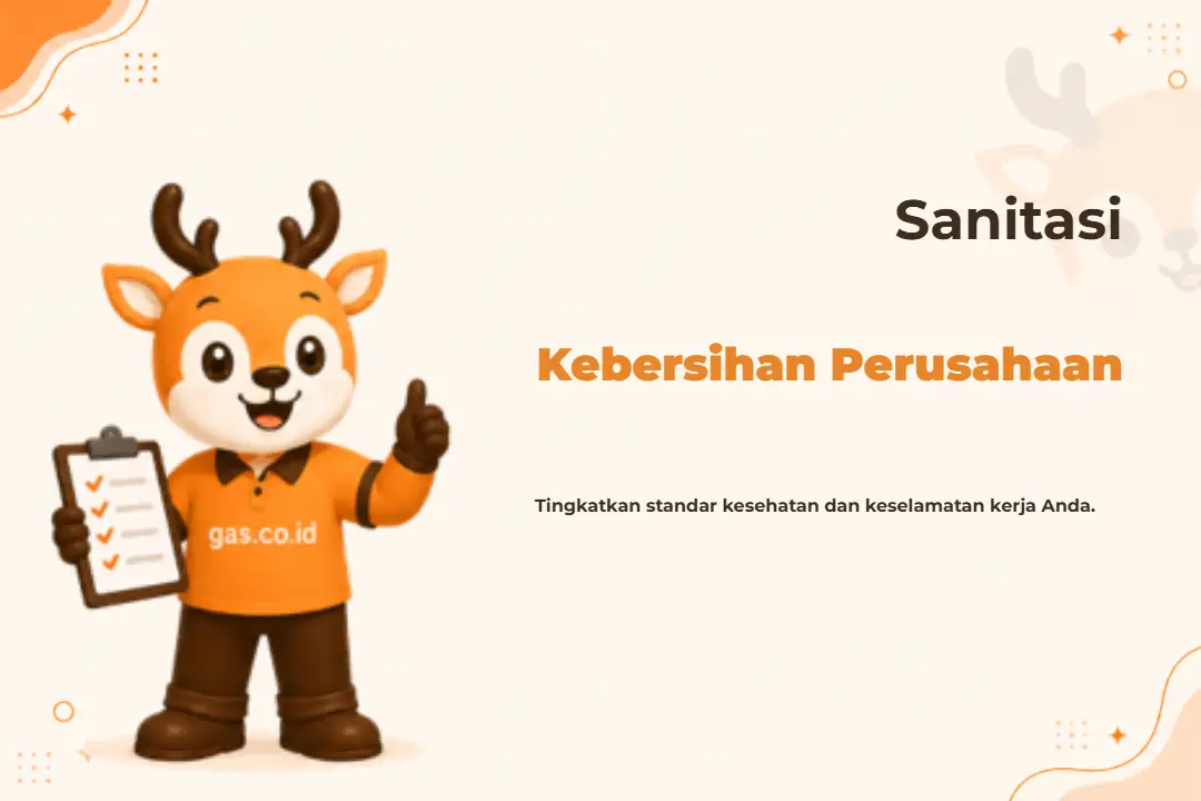 Banner kelas Hygiene Sanitasi Perusahaan