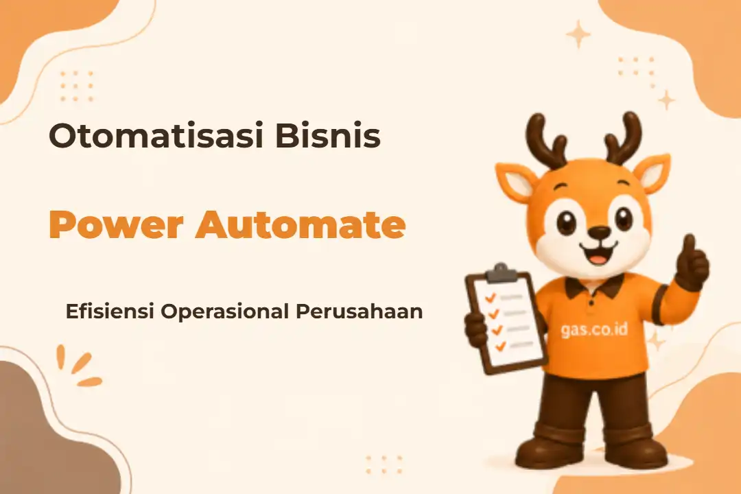 Infografis program Implementasi Power Automate