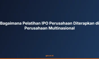 Pelatihan IPO Perusahaan