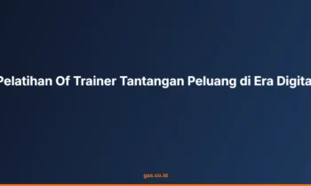 Pelatihan Of Trainer