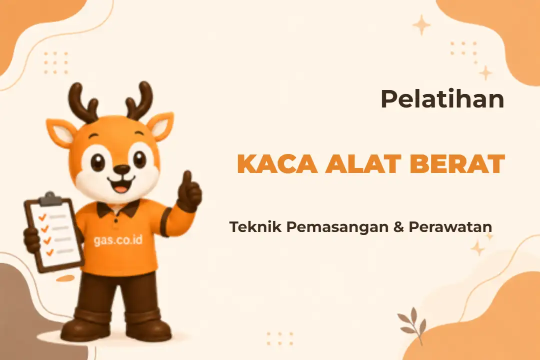 Banner kelas Pemasangan Kaca Alat Berat