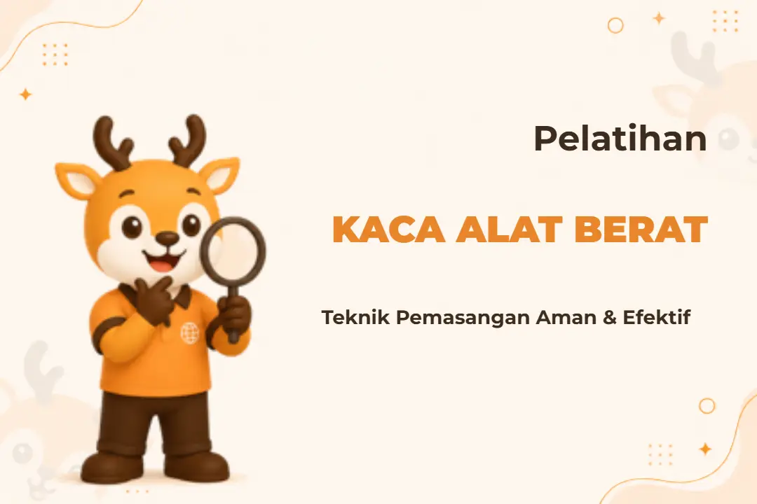 Pelatihan Pemasangan Kaca Alat Berat