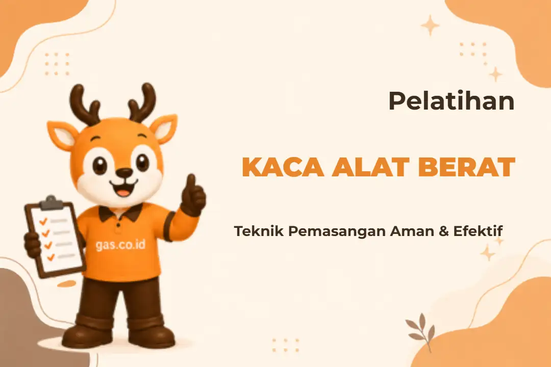 Banner kelas Pemasangan Kaca Alat Berat