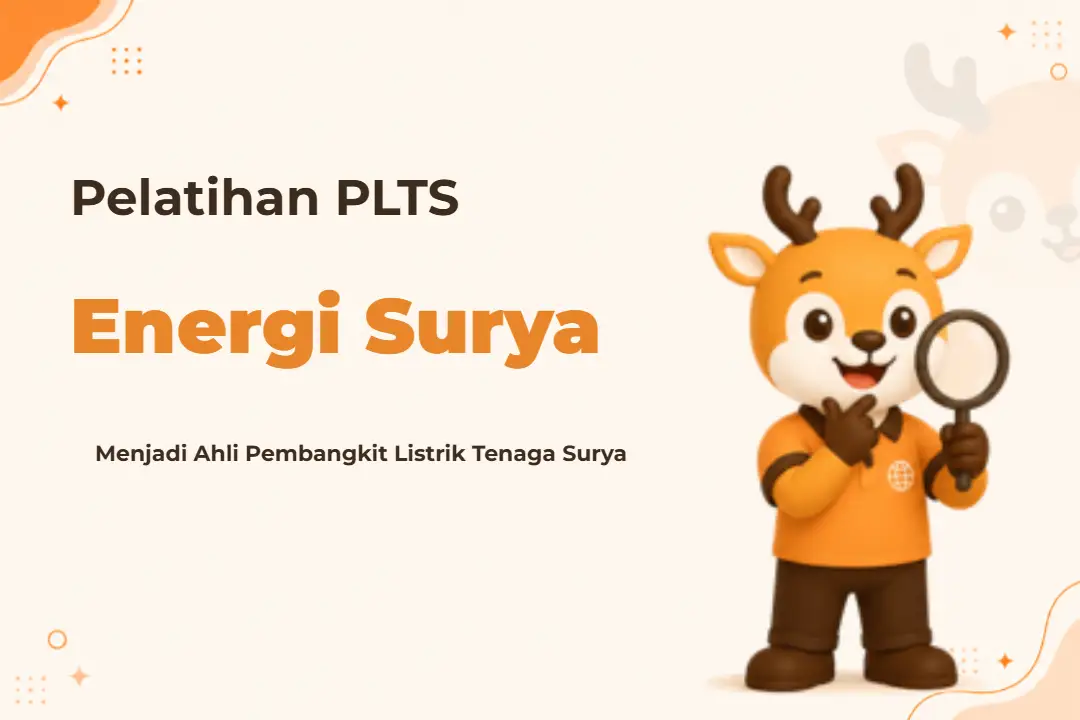 Infografis program Pembangkit Listrik Tenaga Surya