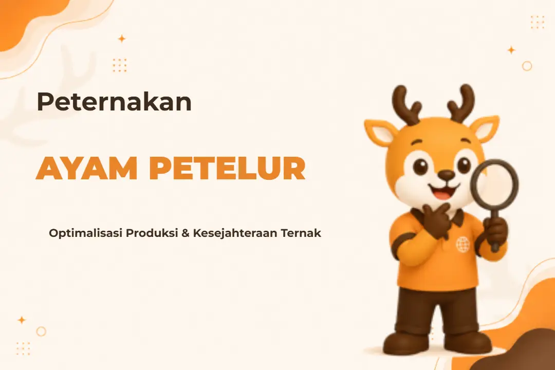 Ilustrasi Peternak Ayam Petelur