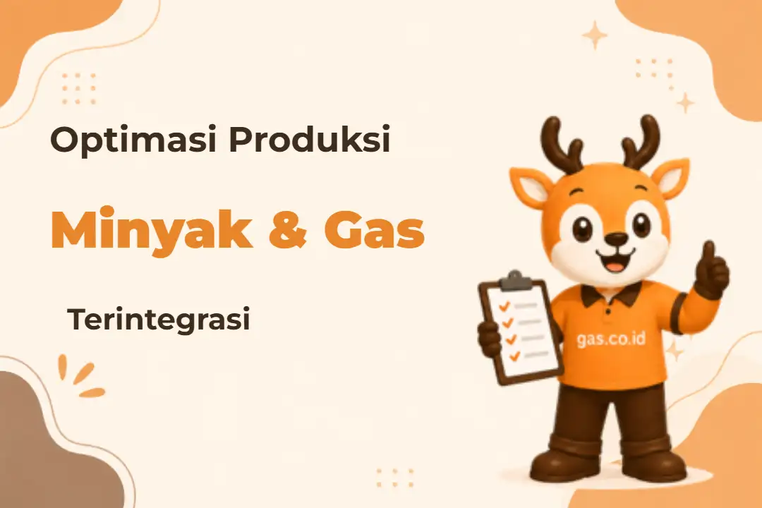 Infografis program Production Optimization Oil Gas