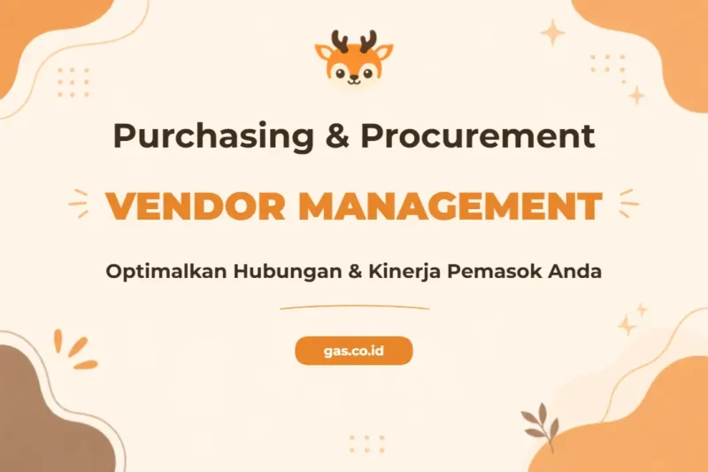 Pelatihan Purchasing Procurement Vendor Management Profesional
