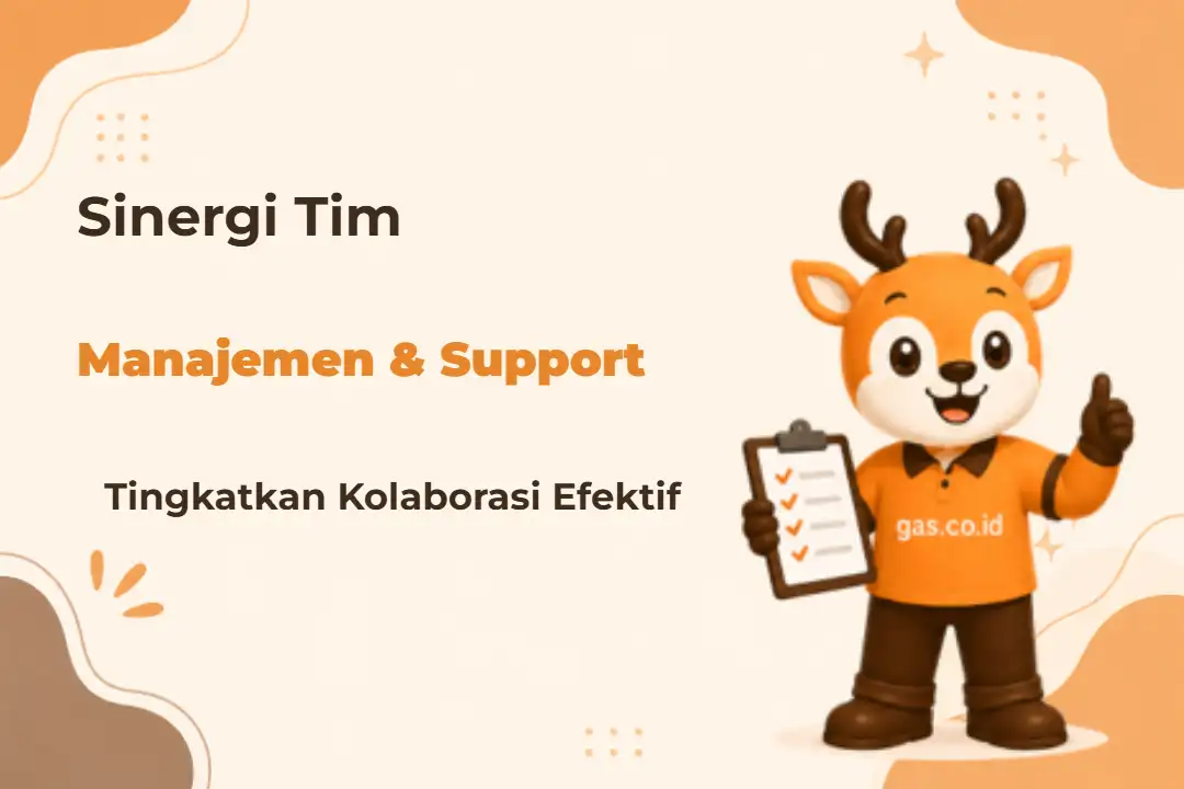 Infografis program Sinergi Manajemen Tim