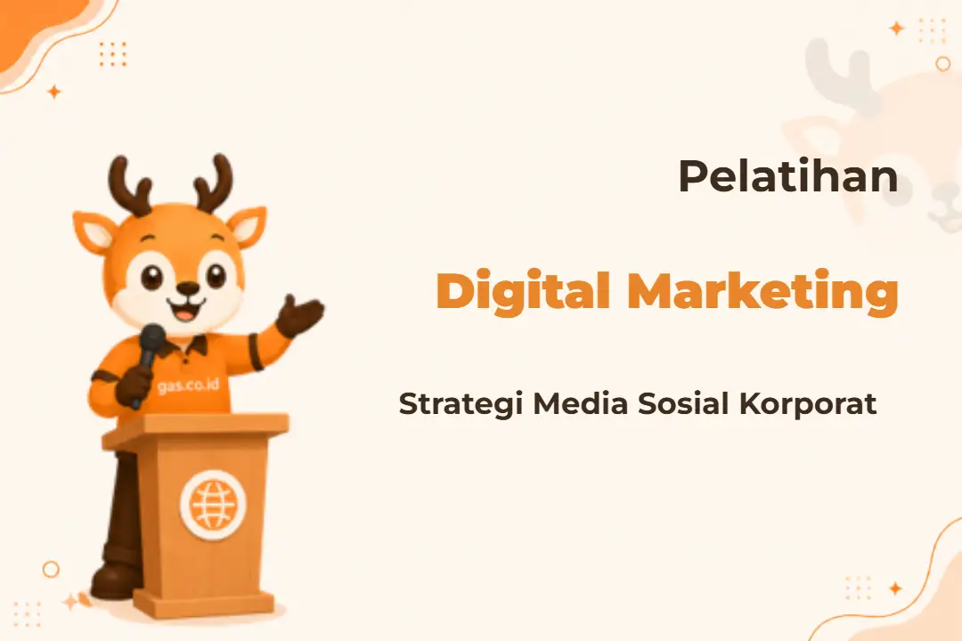 Banner kelas Social Media Marketing Corporate