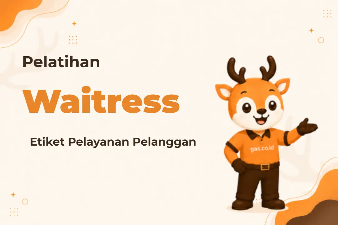 Ilustrasi Waitress Table Manner