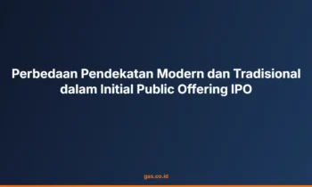 IPO modern tradisional