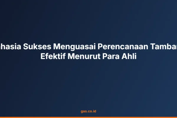 Rahasia Sukses Menguasai Perencanaan Tambang Efektif Menurut Para Ahli