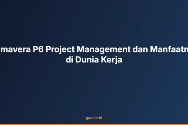Primavera P6 Project Management dan Manfaatnya di Dunia Kerja