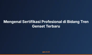 sertifikasi profesional genset