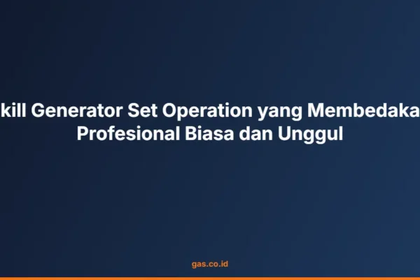 Skill Generator Set Operation yang Membedakan Profesional Biasa dan Unggul