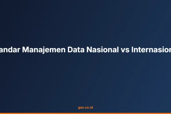 Standar Manajemen Data Nasional vs Internasional