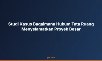 hukum tata ruang proyek