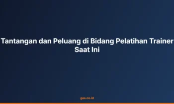 trainer bidang pelatihan