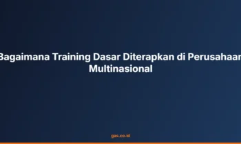 training dasar perusahaan